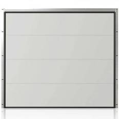 ProDoor Highline ledhejseport med automatik, silkline, hvid - 240 x 212,5 cm