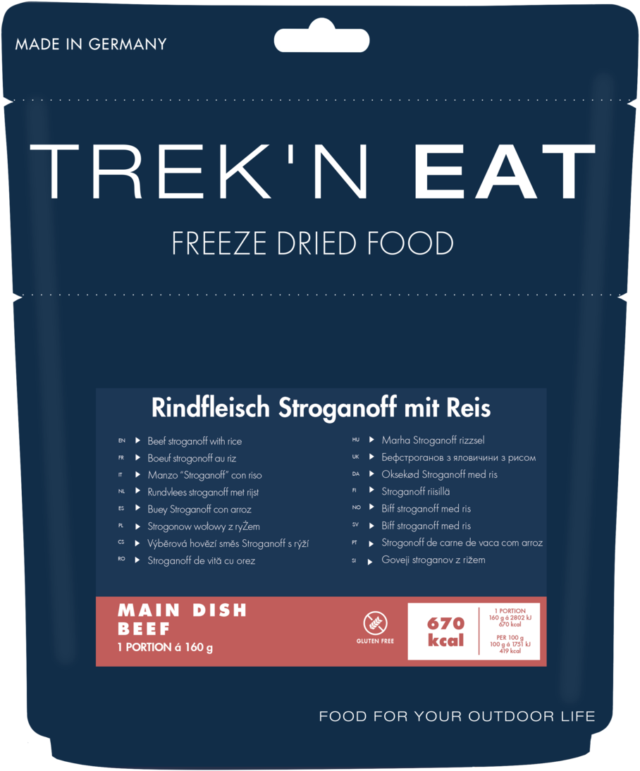 Trek'n Eat Beef Stroganoff - Rte/Sh Blue, OneSize