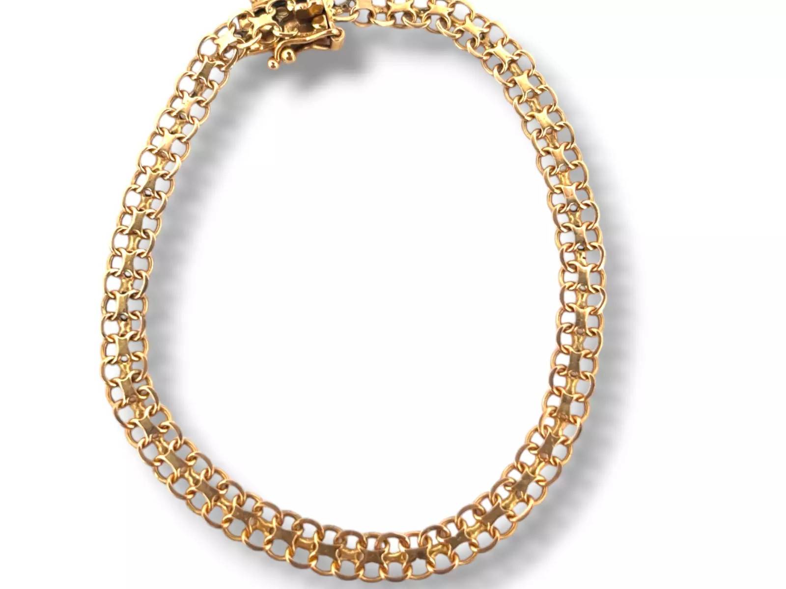 18k X-länk armband 7.5 gram