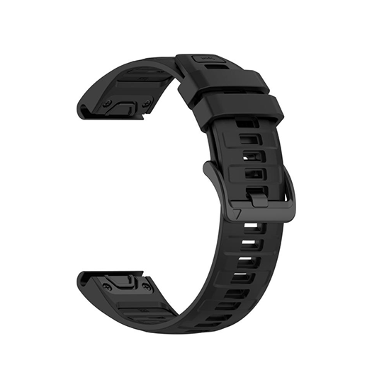 Garmin QuickFit 22mm - Silikone Rem - MotionTrack™ - Sort