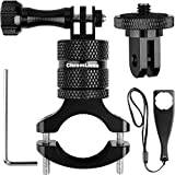 ChromLives Cykelkameramontering kompatibel med Gopro universalhållare styrfäste, metallstativ/montering för alla actionkameror, tillbehör, kompatibel med BOBLOV D2 minikamera