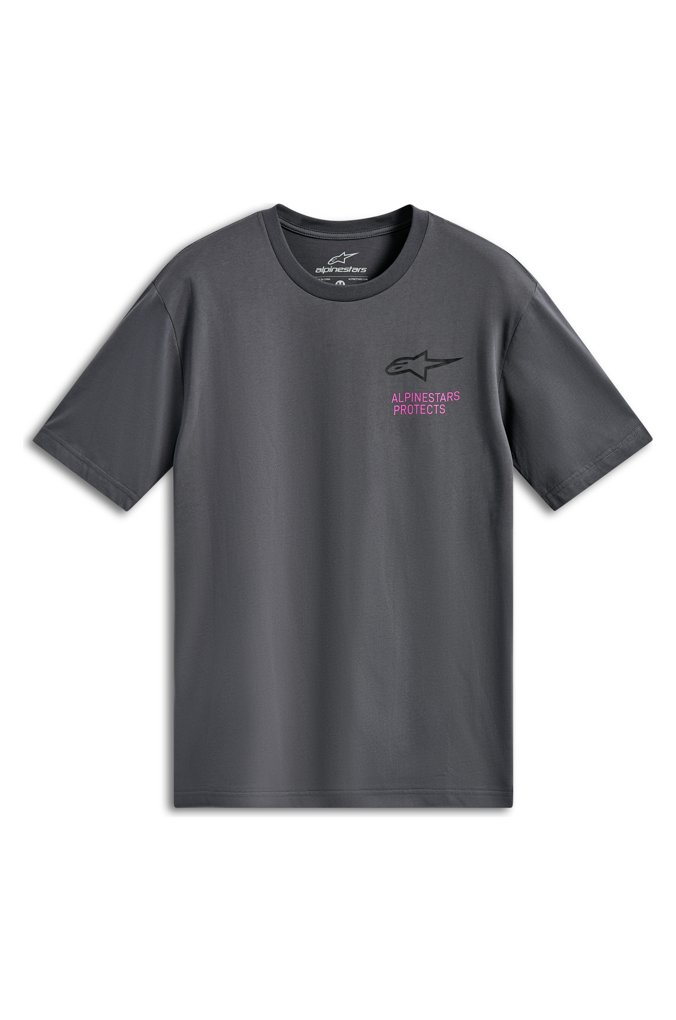 T-Shirt Alpinestars Pop Helmet CSF KoksgråM - Koksgrå - M