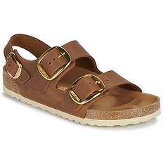 BIRKENSTOCK  Tøfler Milano Big Buckle LEOI Cognac HEX  - Brun - 40