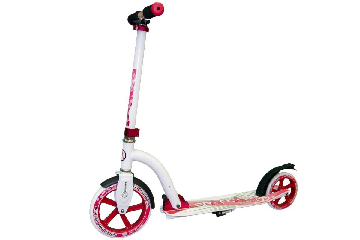 Jumbo SPARTAN II foldable scooter - 230 mm white