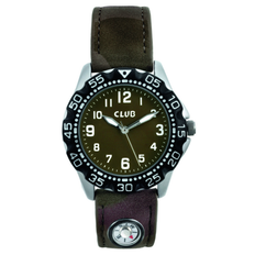 Chrom kompas Quartz dreng ur fra Club Time