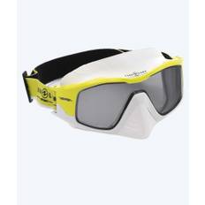 Aqualung simmask för vuxna - Versa - Vit/gul (Smoke lins)
