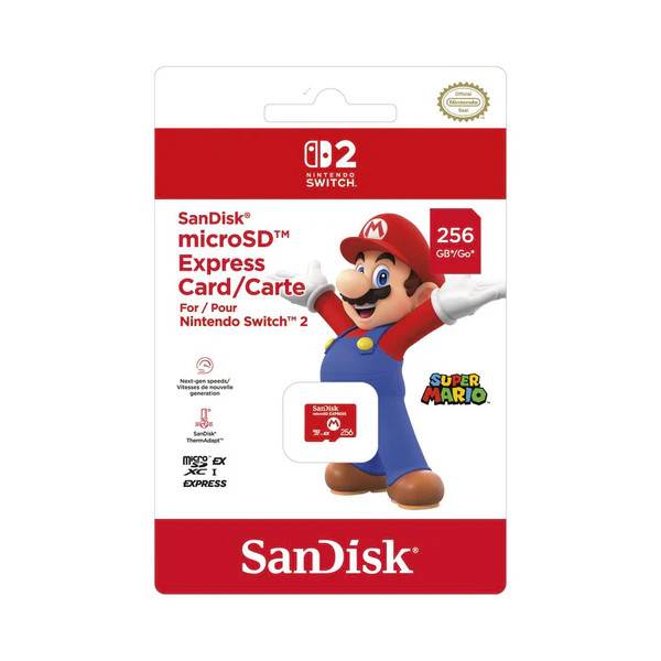 Micro SD-card EXP Sandisk 256GB Memory(Switch 2 Ny)