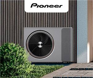 Pioneer HeatLite 9 kW varmepumpe pakke med løse beholdere.