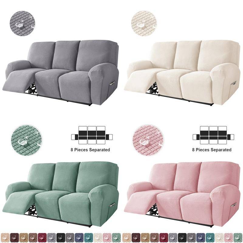 1/3 sits vattenavvisande Polar fleece vilstol Sofföverdrag Elastiskt Relax Fåtöljöverdrag Stretch Lazy Boy Liggstolsöverdrag