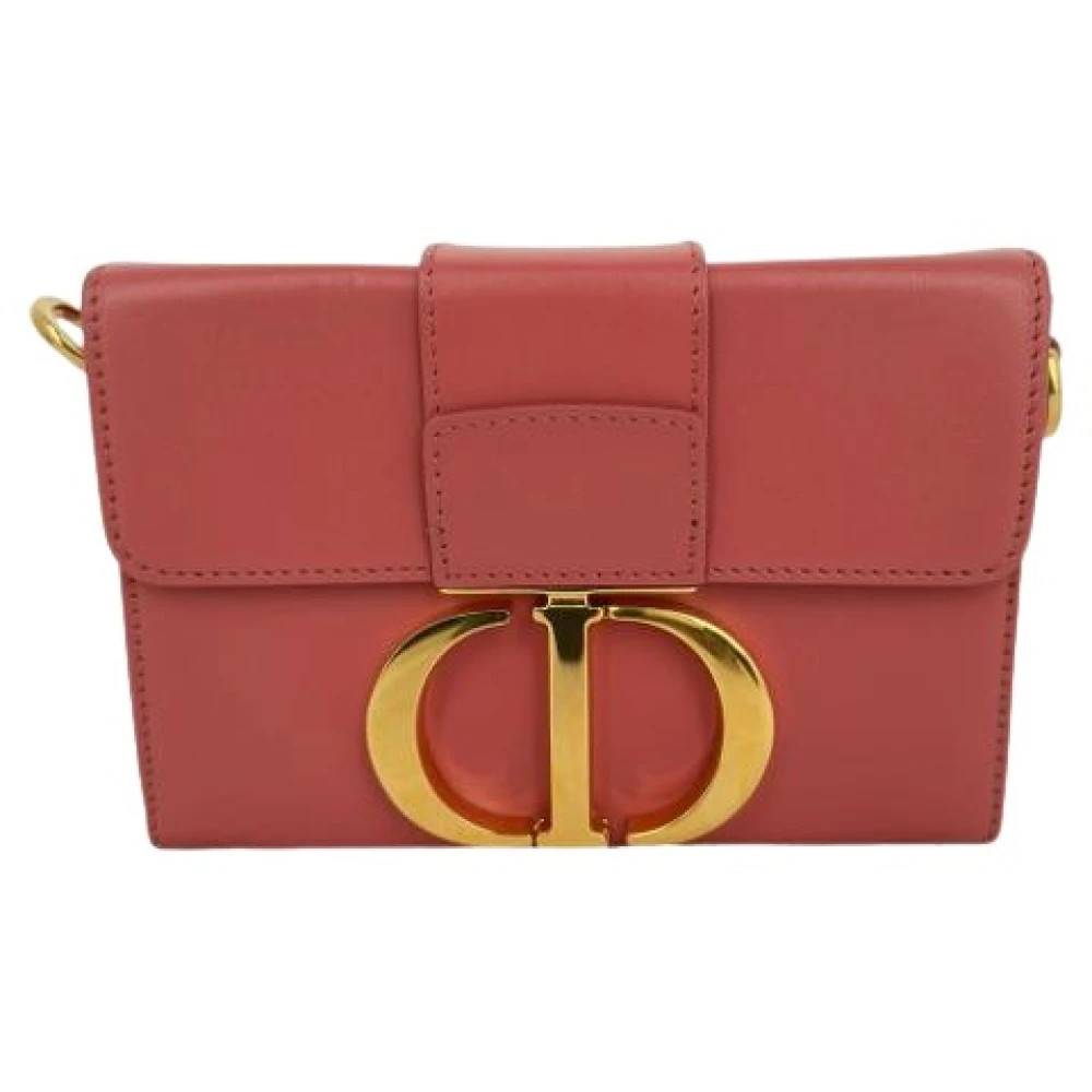 Dior Vintage Pre-owned 30 Montaigne Box Bag Skuldertaske - Vintage - Dame - Lyserød - ONE SIZE - Uld