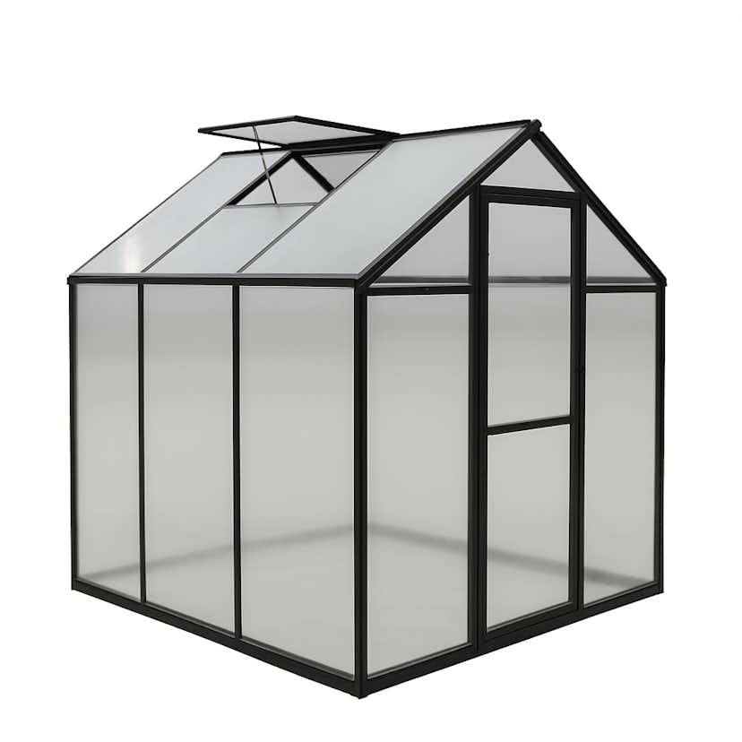 Växthus Green Land Solid 3,4 m² Polykarbonat