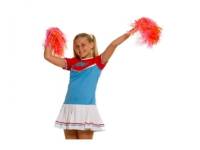 (ComputerSalg) Cheerleaderkostym blå och röd