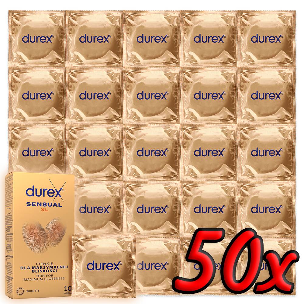 Durex Sensual XL 50 pack.