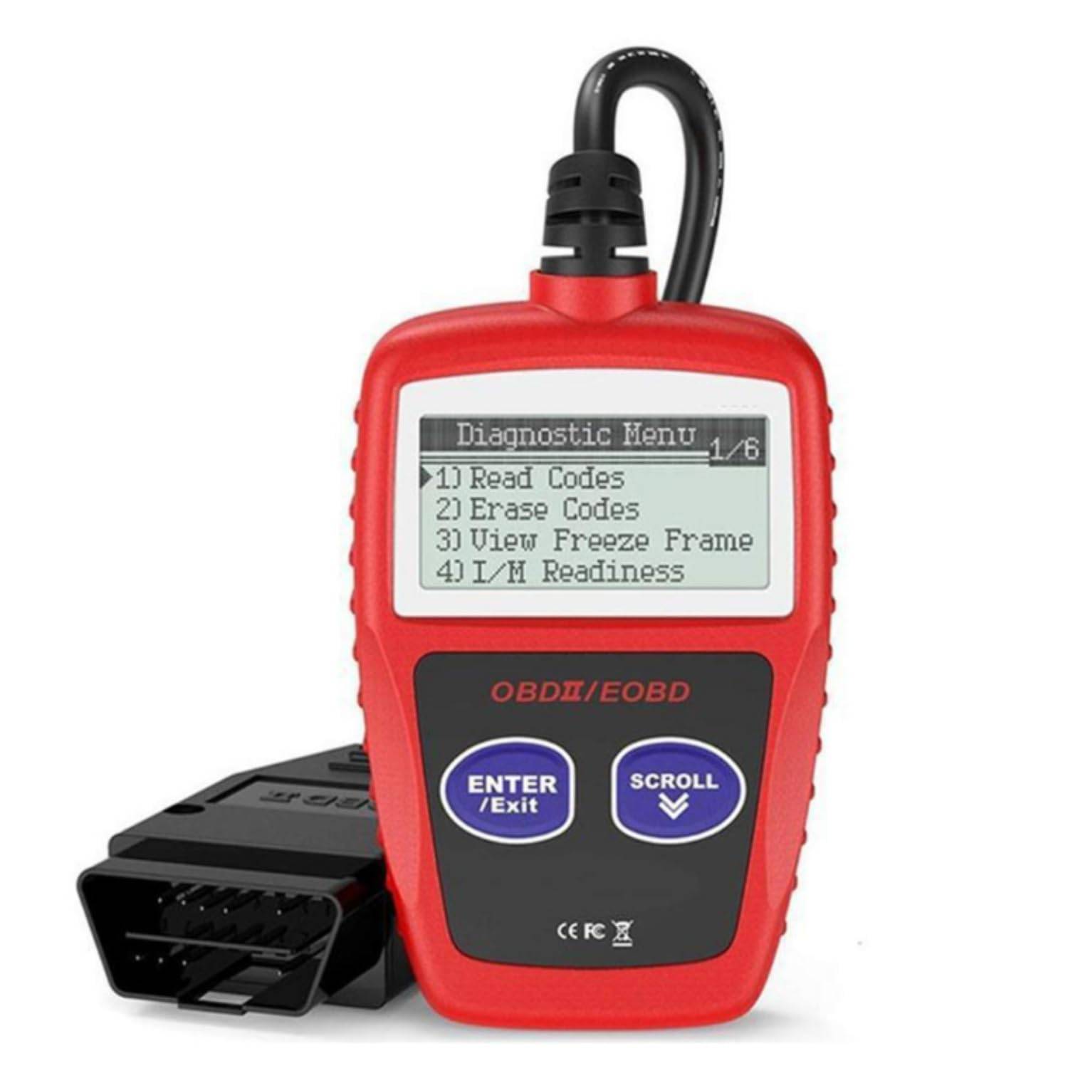 After7 OBD2 Diagnostic Tool, Fault Diagnosis Tester, Check Engine Light, DTC Definition/Code Erase, Scan Tool for Cars, Engine Check Light, OBD.