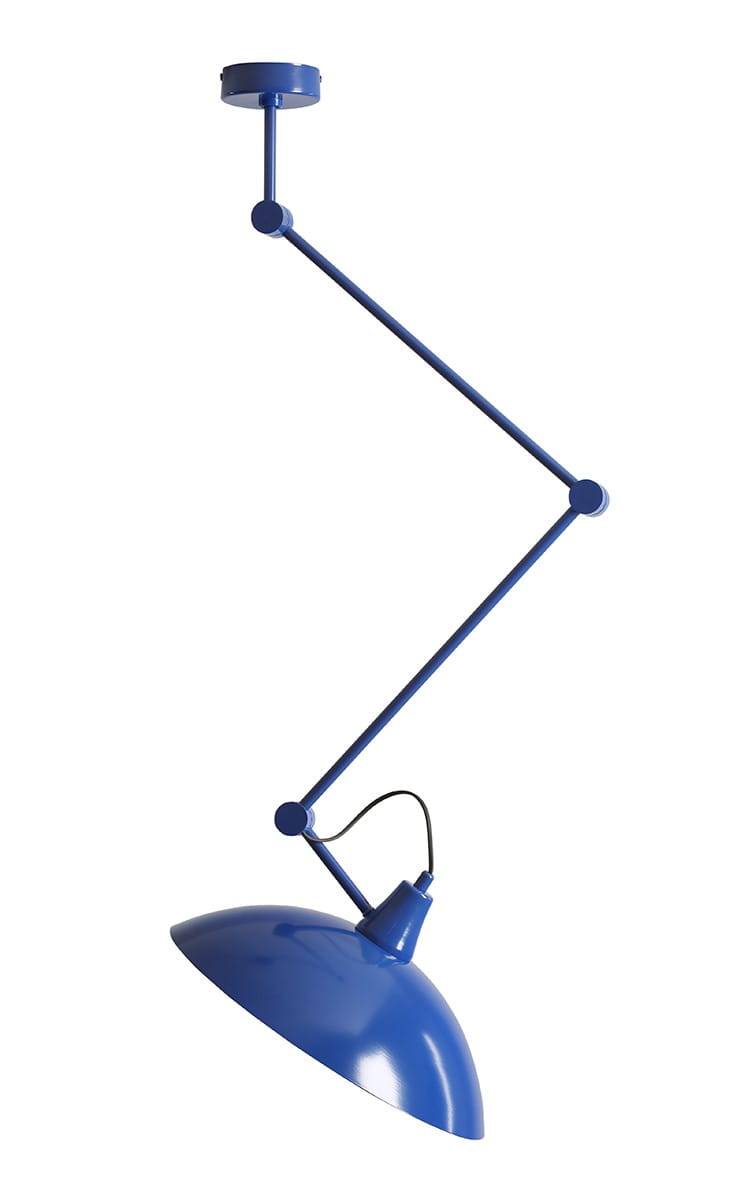 Melos taklampa i metallkobolt