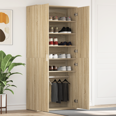 Sko skab sonoma eg 80x39x180 cm konstrueret træ