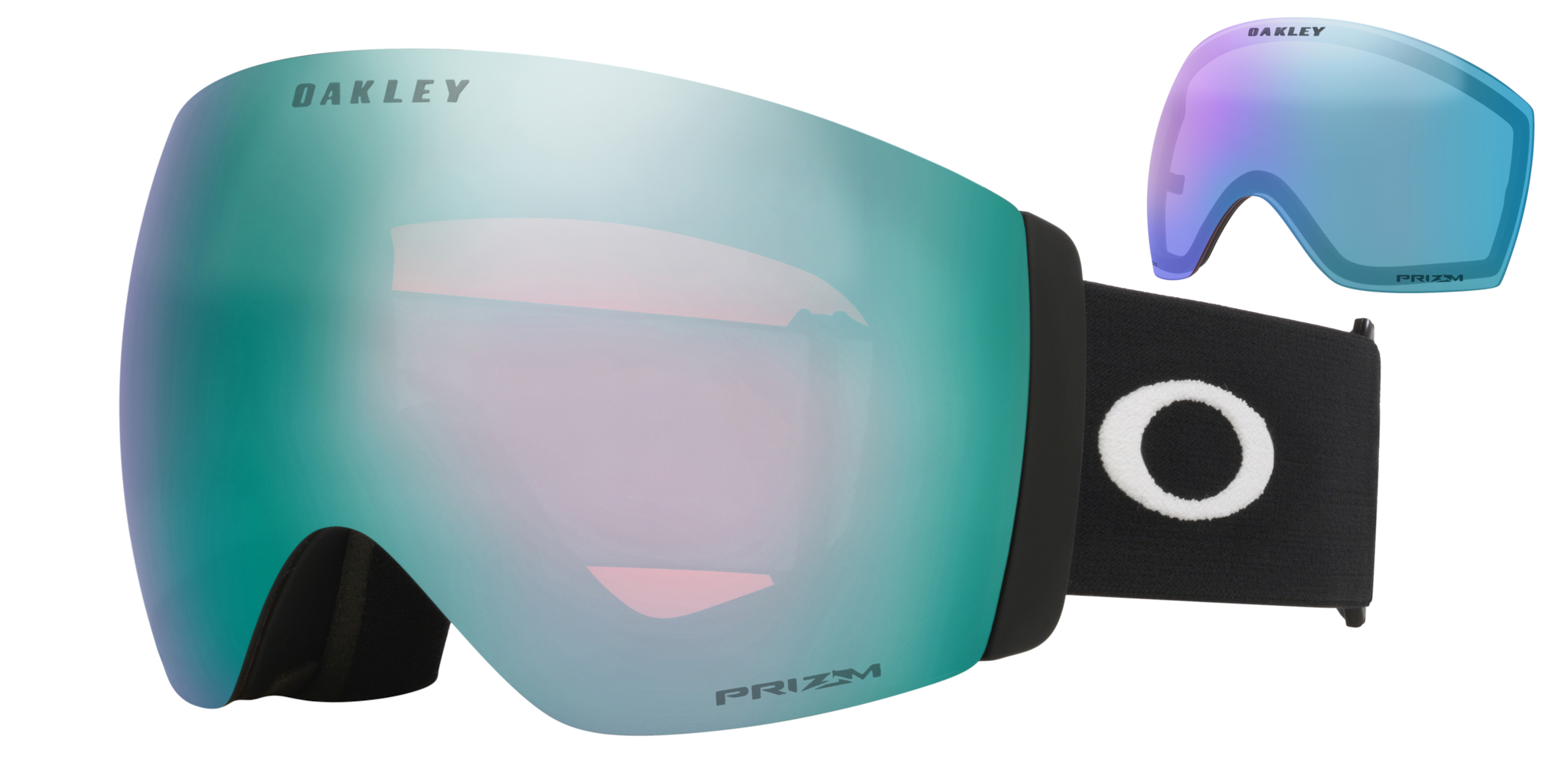Oakley Flight Deck Pro L Matte Black - Prizm Snow Sapphire Iridium & Iced Iridium - INGEN FARVEKODE (INGEN STØRRELSESKODE)