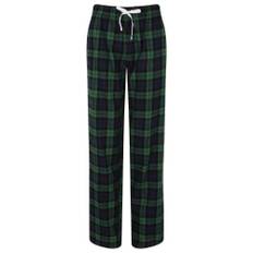 Flanellbyxor / Pyjamasbyxor | Dam - Navy - Green Check - S