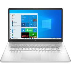 HP 17-cp0055ng (17,3 Zoll / Full HD IPS) Laptop (AMD Ryzen 5 5500U, 8GB DDR4 RAM, 512GB SSD, AMD Grafik, Windows 10, QWERTZ-Layout) silber