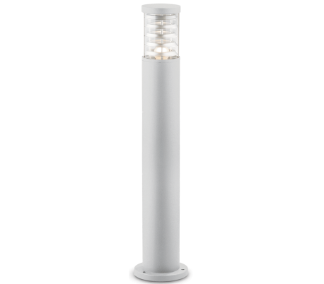 TRONCO Bedlampe i aluminium og Pyrexglas H80,5 cm 1 x E27 - Hvid