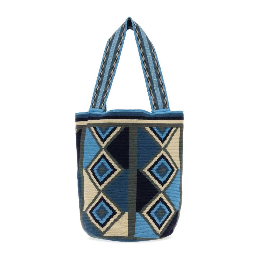 JW Anderson Broderet Stof Wayuu Shopping Taske - Tasker - Dame - Flerfarvet - ONE SIZE -