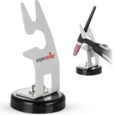 Poppstar TIG brännare hållare pistolhållare svetsstativ med magnetisk fot för svetsbord (Ø 9 cm) svetstillbehör TIG-brännare hållare
