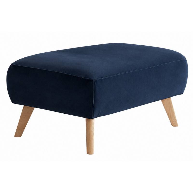 Copenhagen Puf - Skammel - Blå velour