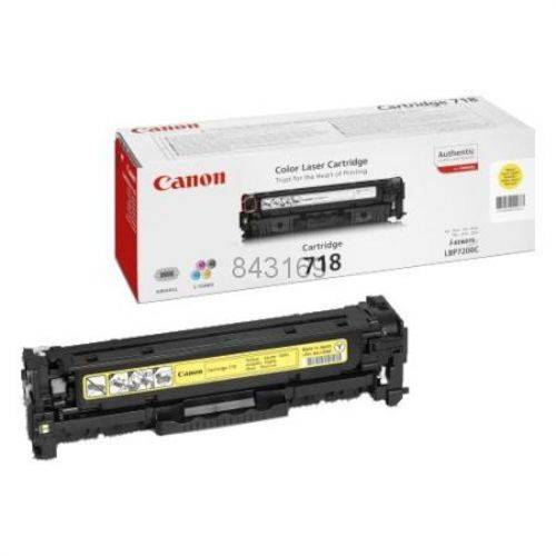 Toner Canon 718Y 2,9k gul