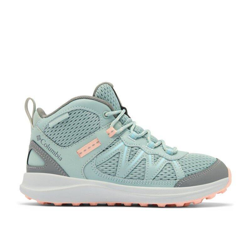 Columbia Youth Peakfreak Rush Mid Waterproof - Vandringsskor - Børn Crushed Blue / Blush Rose 33