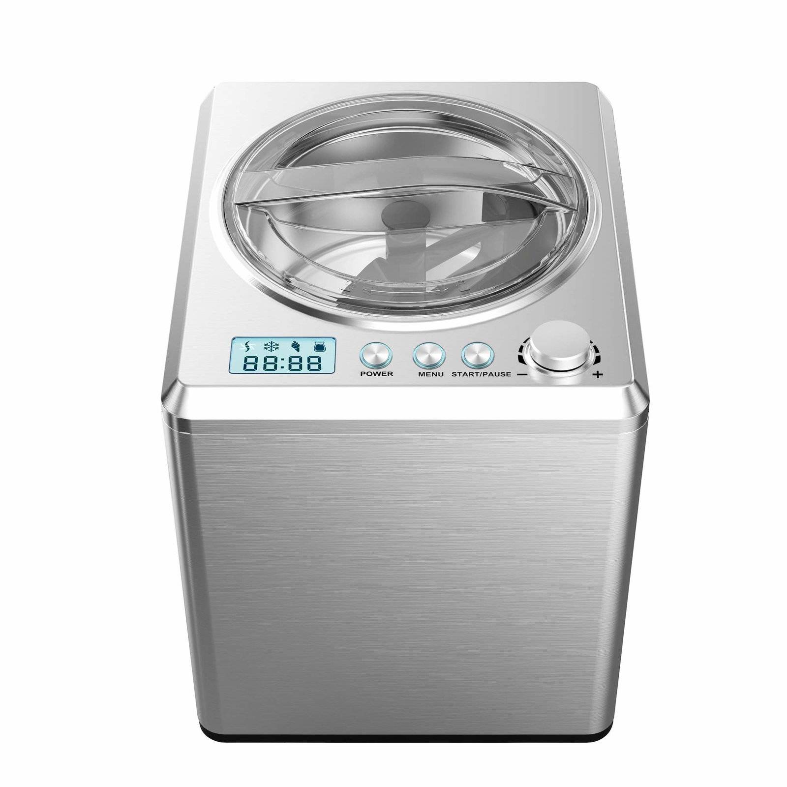 Glassmaskin 2L, 180W, Rostfritt stål