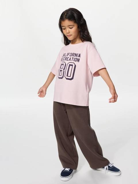 Uniqlo - Dry Sweat Wide Trousers - Dark Brown - 3-4 Years (110cm)