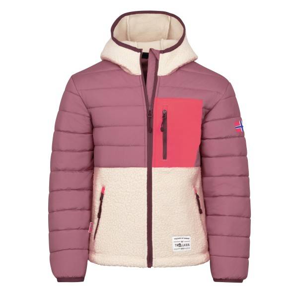 Trollkids Kid's Romsdalen Jacket Fleecejacka Barn Storlek 128 Färg rosa