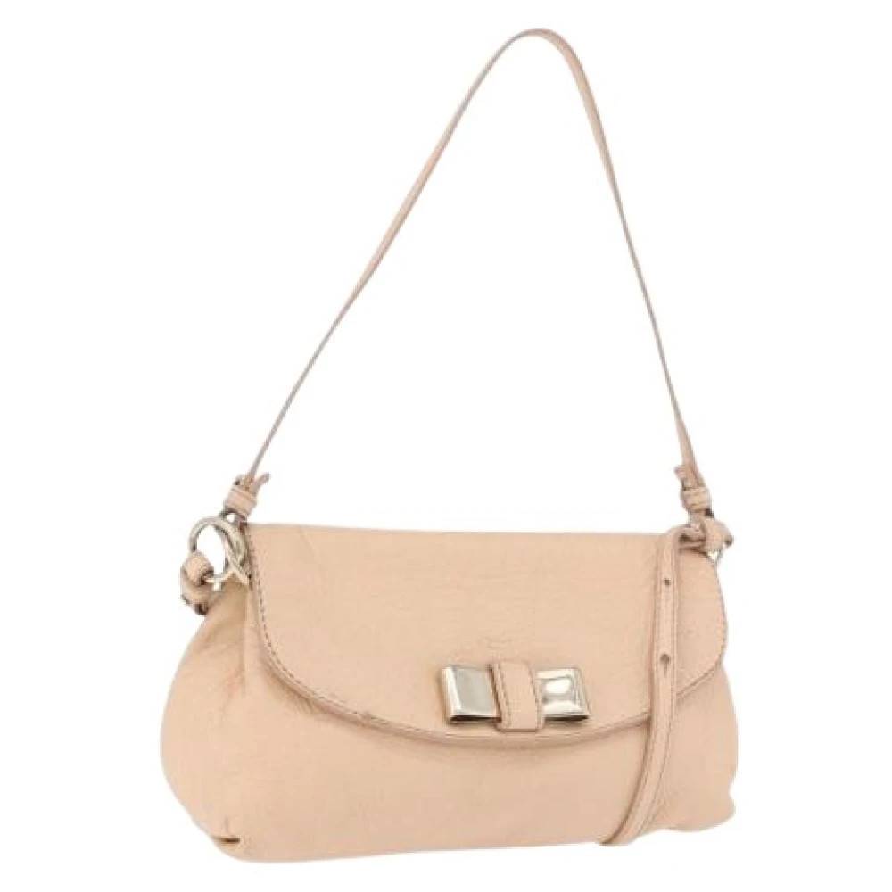 Chloé Pre-owned Pre-owned Cross Body Bag - Vintage - Dame - Beige - ONE SIZE - Uld