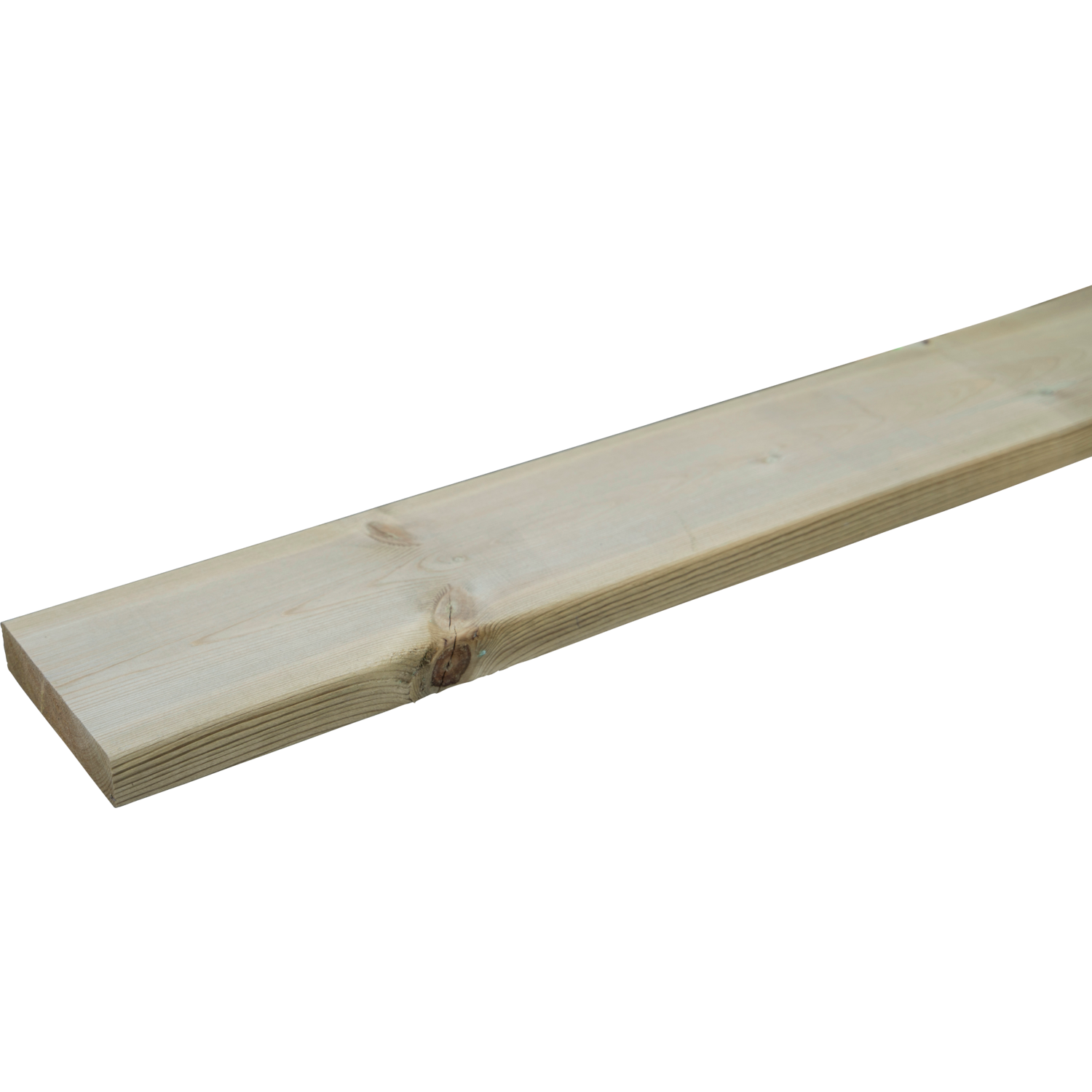 Terrassebrædder GDS glat fyr trykimprægneret 32 x 125 mm L - 390 cm