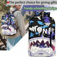 Fashion New Unisex Backpack, Large Capacity Travel Bag, Suitable For School, Outdoor, Commuting Cute Backpacks Book Bag - Royal Blue