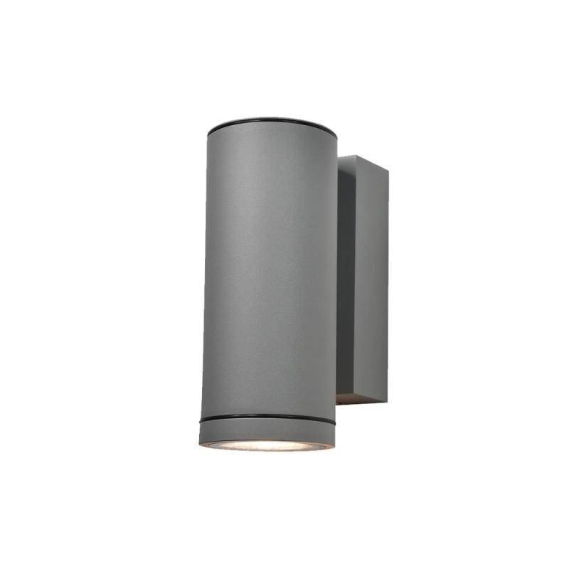 Väggarmatur Ivy I Små GU10 10W 220-240V IP45/IP65 Grå Exaktor