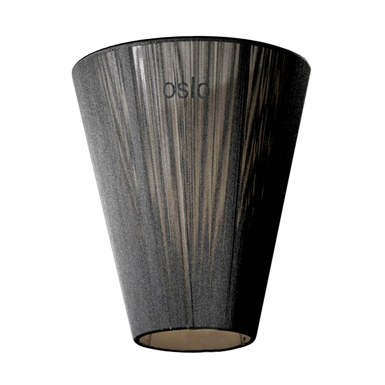 Northern Oslo Wood Lampskärm Black - Lampskärmar Textil Svart - B161