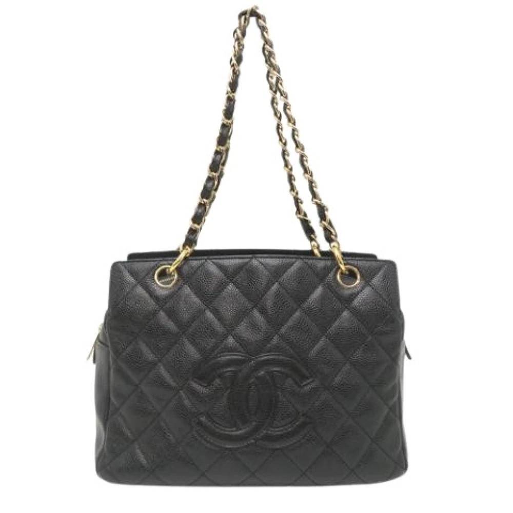 Chanel Vintage Pre-owned Vintage Tote Bag - Vintage - Dame - Sort - ONE SIZE - Uld
