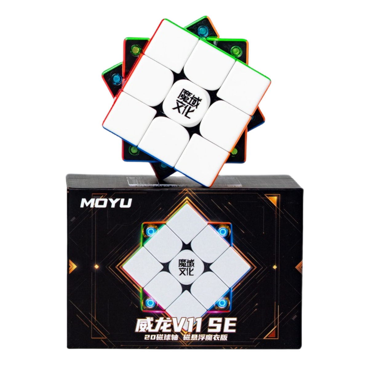 MoYu WeiLong V11 SE 3x3 Magnetic MagLev 20-Magnet Ball-Core UV Coated Stickerless - Professorterning.