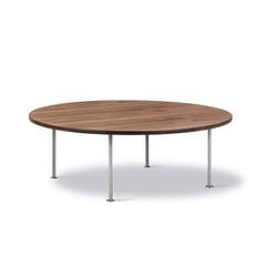 Wegner Ox Table Sofabord Ø120 H41 - Valnød olie