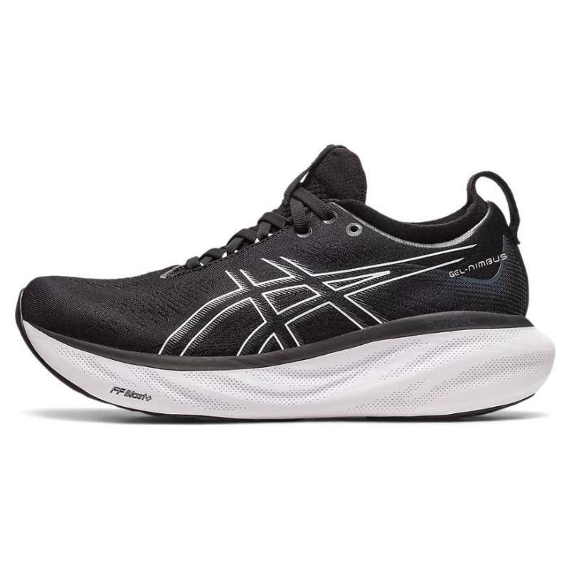 ASICS Gel Nimbus 25 Svart Ren Silver Dam Sneakers 1012B356-001 36