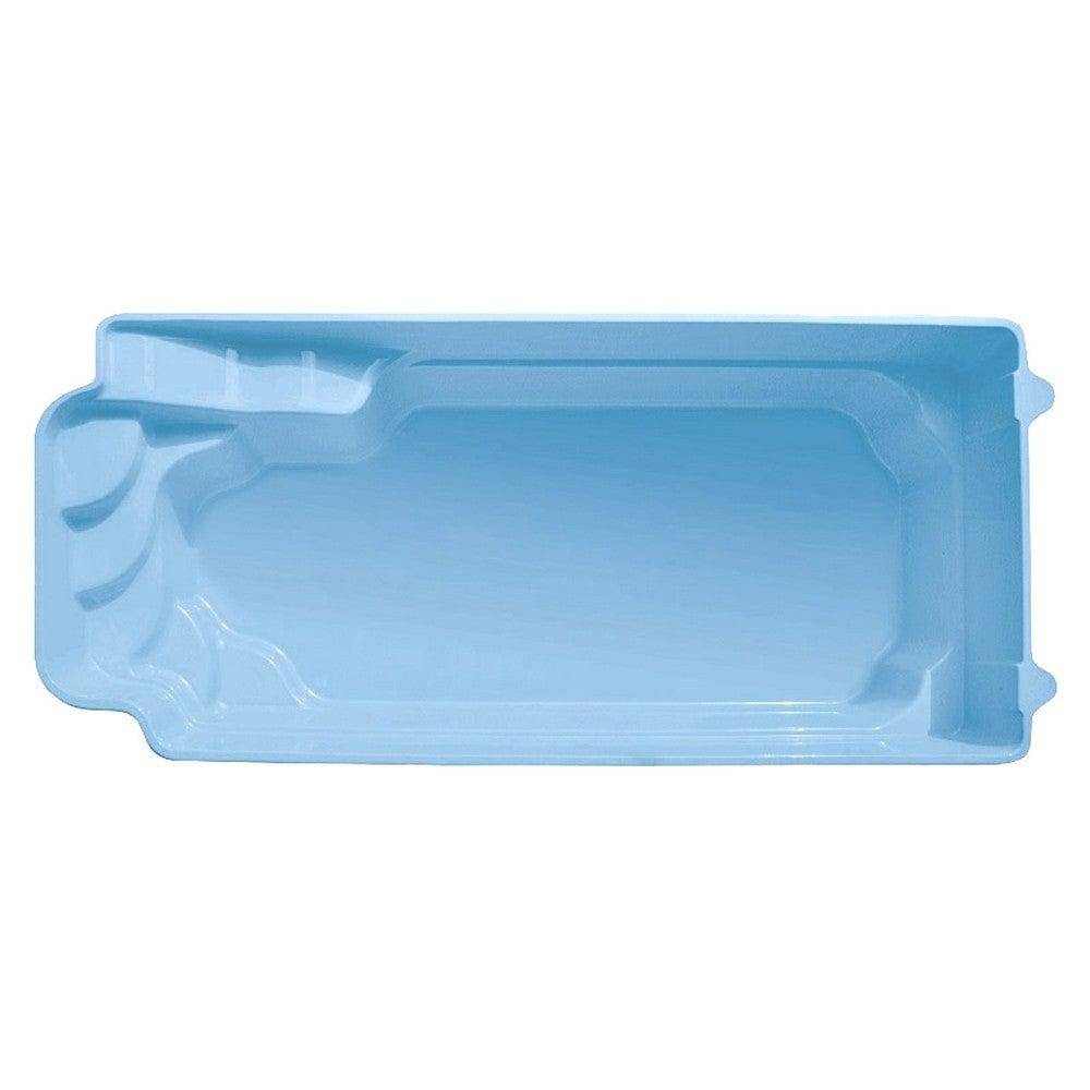 Fjordpool Glasfiberpool Kalmar 8x3,7x1,55m - 8x3.7x1.55m
