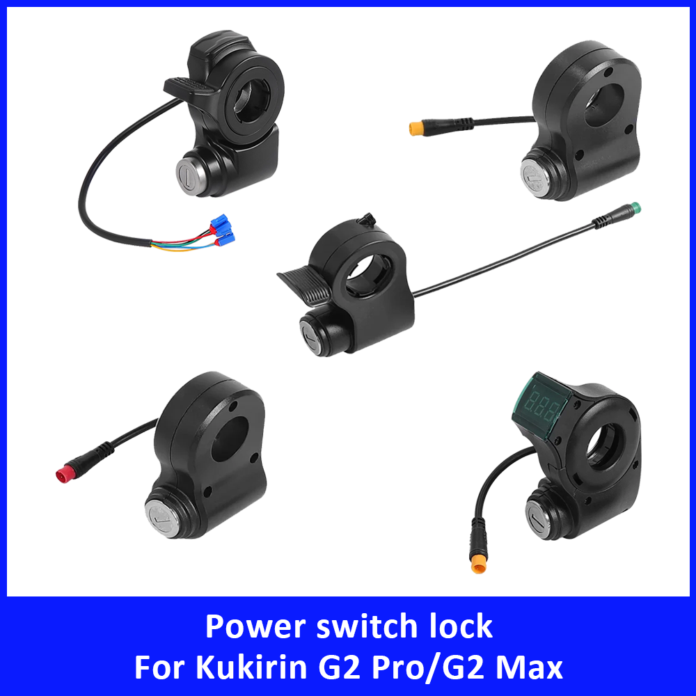 Power Key Lock with Keys for Kukirin G2 Pro/G2 Max Ignition Lock Switch Electric Scooter Accessories Parts
