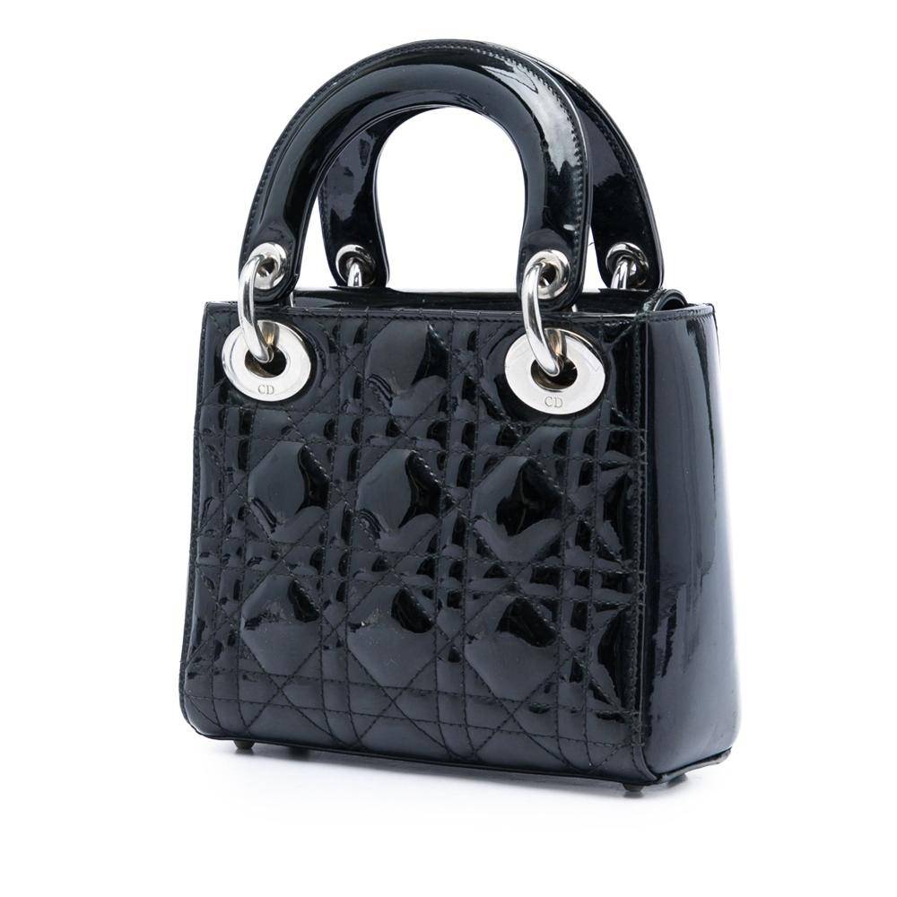 Dior Vintage Dior Lady Dior L 15cm x W 17cm x D 7cm - Håndtasker hos Magasin.