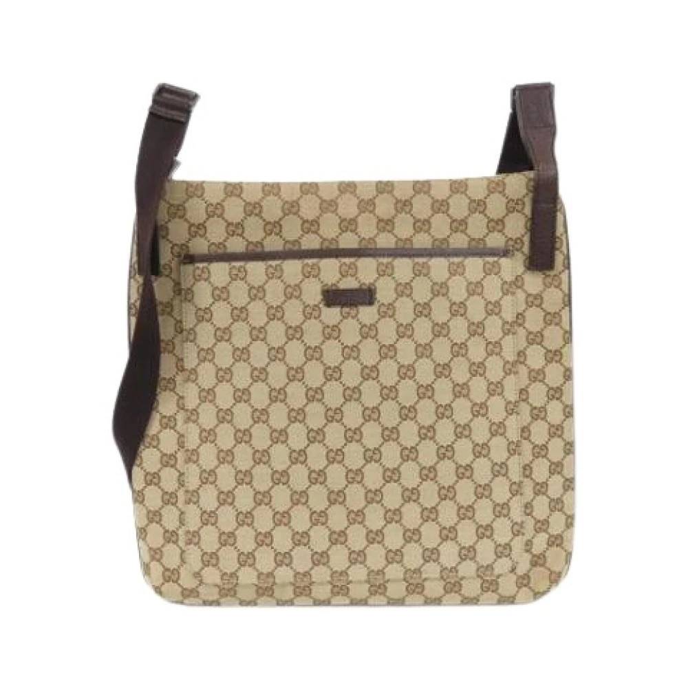 Gucci Vintage - Pre-owned GG Canvas Axelremsväska Vintage - Dam - ONE Size -