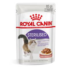 Sparepakke: 96 x 85 g Royal Canin vådfoder - Sterilised i sauce