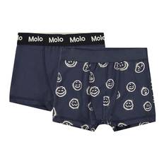Molo Boxershorts - Justin - 2-pak - Moods Blue - Molo - 9-10 år (134-140) - Boxershorts