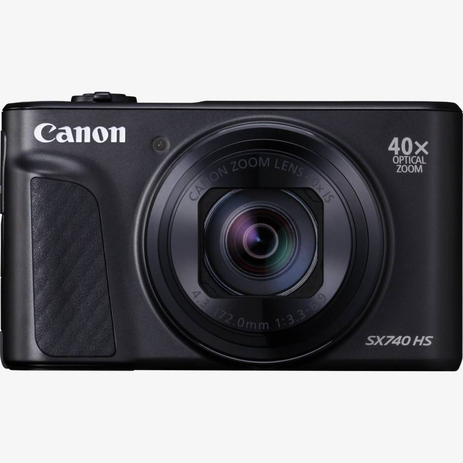 Canon PowerShot SX740 HS-kamera, sort