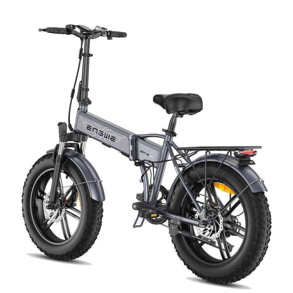 ENGWE EP-2 BOOST Vuxen Elcykel 250W Högeffektiv Motor 48V13AH Uppladdningsbart Batteri Idealisk för Stadspendling & Fritidsturer grå