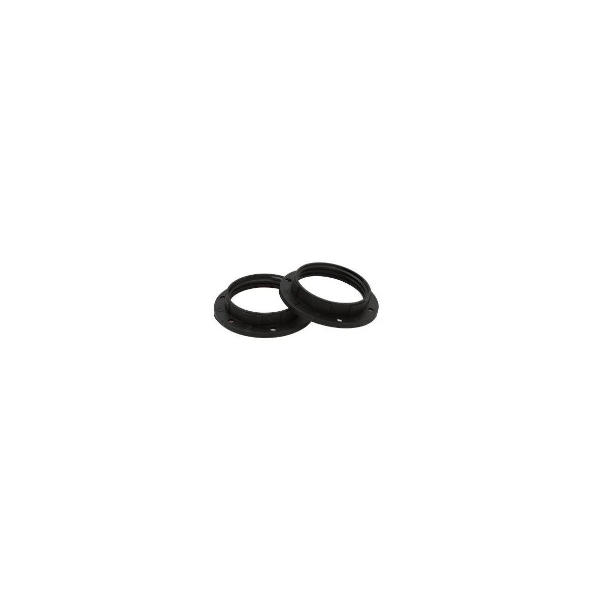 Skärmring E27 58x12 svart 2-pack